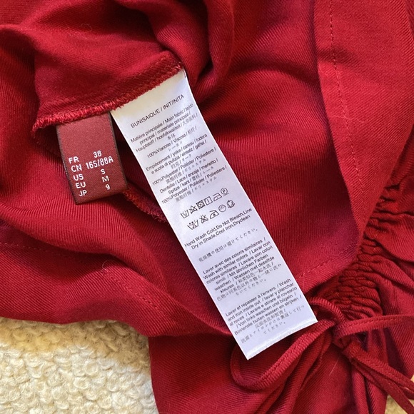 Comptoir des Cotonniers Dark Red Blouse - Picture 6 of 9